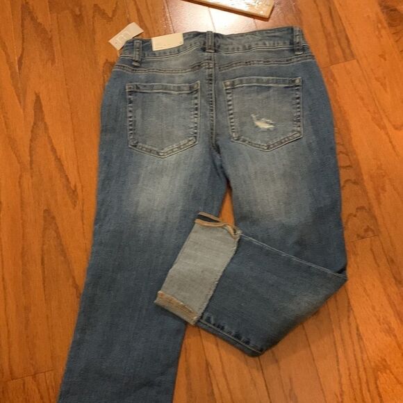 Maurice’s Size 0 Capri/cropped pant mid rise Distressed denim - Picture 4 of 8